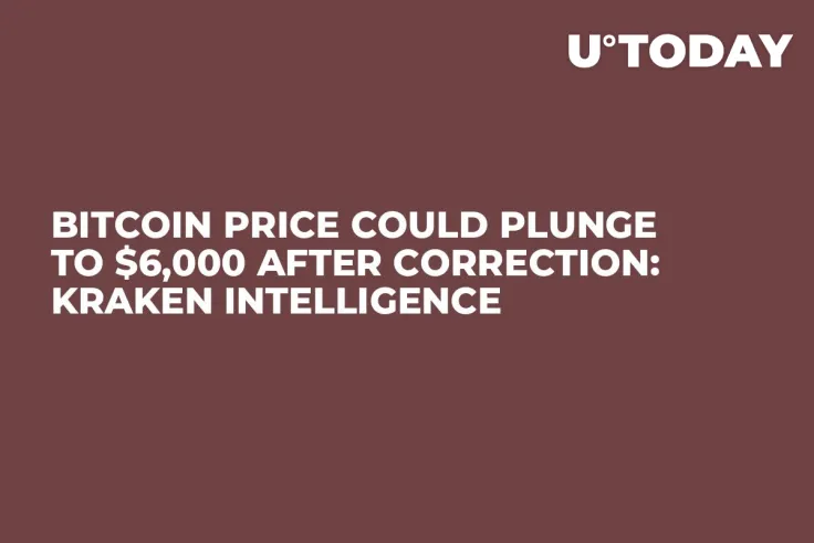 Bitcoin Price Could Plunge to $6,000 After Correction: Kraken Intelligence