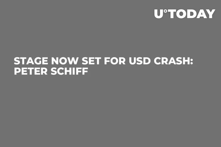 Stage Now Set for USD Crash: Peter Schiff 