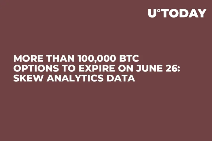 More Than 100,000 BTC Options to Expire on June 26: Skew Analytics Data
