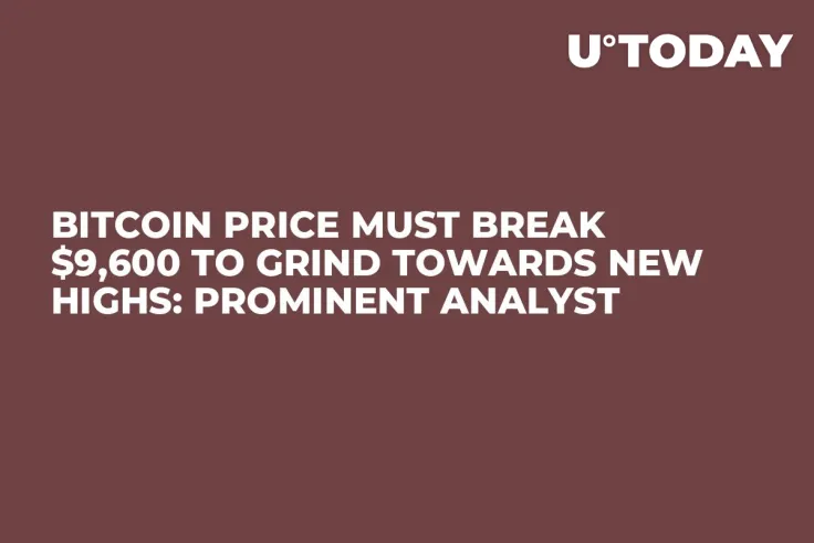 Bitcoin Price Must Break $9,600 to Grind Towards New Highs: Prominent Analyst
