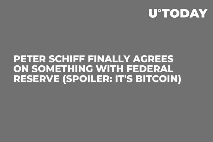 Peter Schiff Finally Agrees on Something with Federal Reserve (Spoiler: It's Bitcoin)