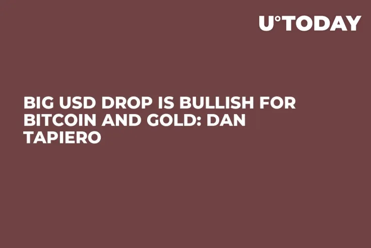 Big USD Drop Is Bullish for Bitcoin and Gold: Dan Tapiero 