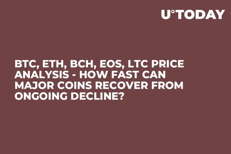 BTC, ETH, BCH, EOS, LTC Price Analysis - How Fast Can Major Coins Recover From Ongoing Decline?