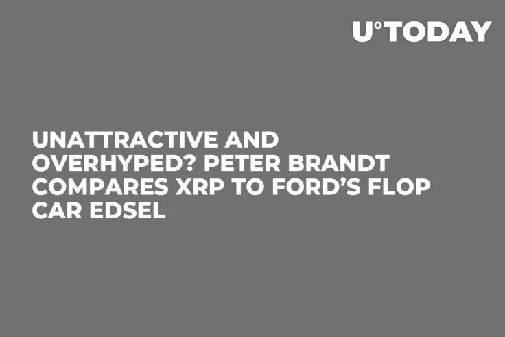 Unattractive and Overhyped? Peter Brandt Compares XRP to Ford’s Flop Car Edsel