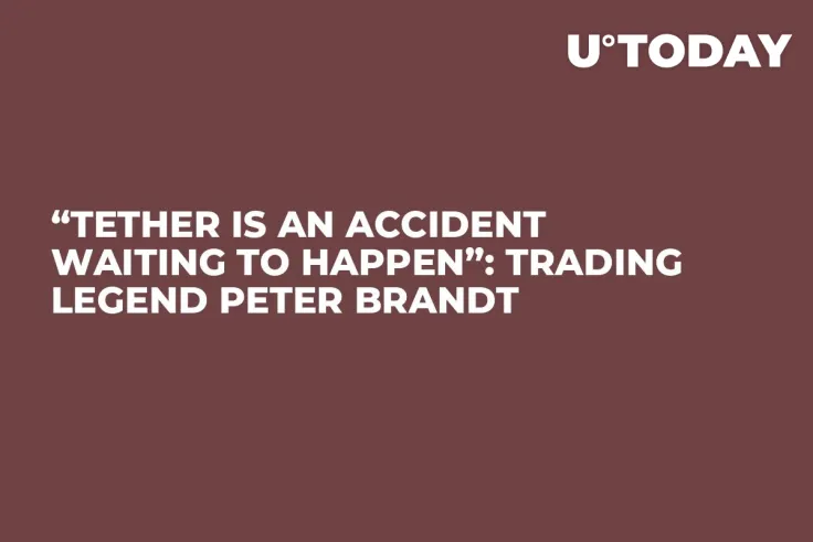“Tether Is an Accident Waiting to Happen”: Trading Legend Peter Brandt 