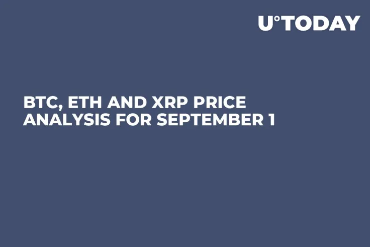 BTC, ETH and XRP Price Analysis for September 1
