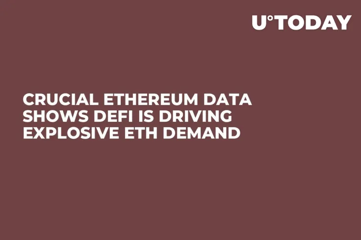 Crucial Ethereum Data Shows DeFi is Driving Explosive ETH Demand