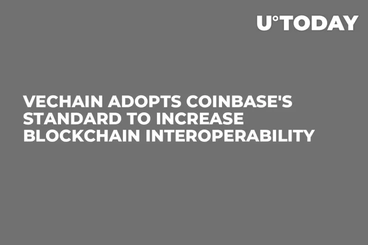 VeChain Adopts Coinbase's Standard to Increase Blockchain Interoperability