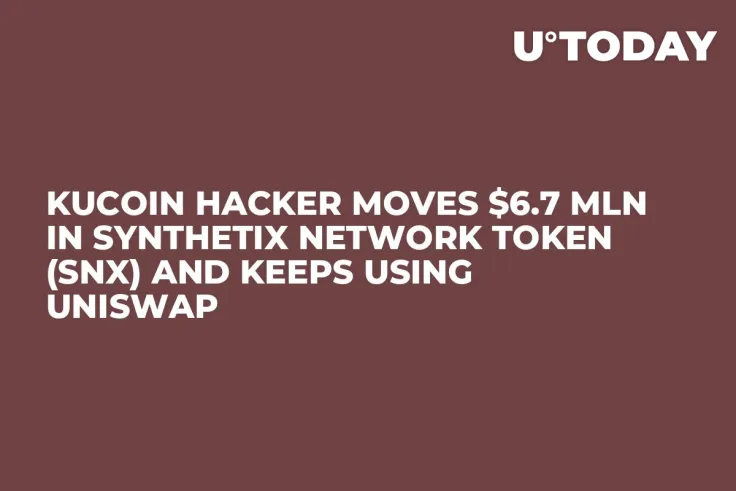 KuCoin Hacker Moves $6.7 Mln in Synthetix Network Token (SNX) and Keeps Using Uniswap