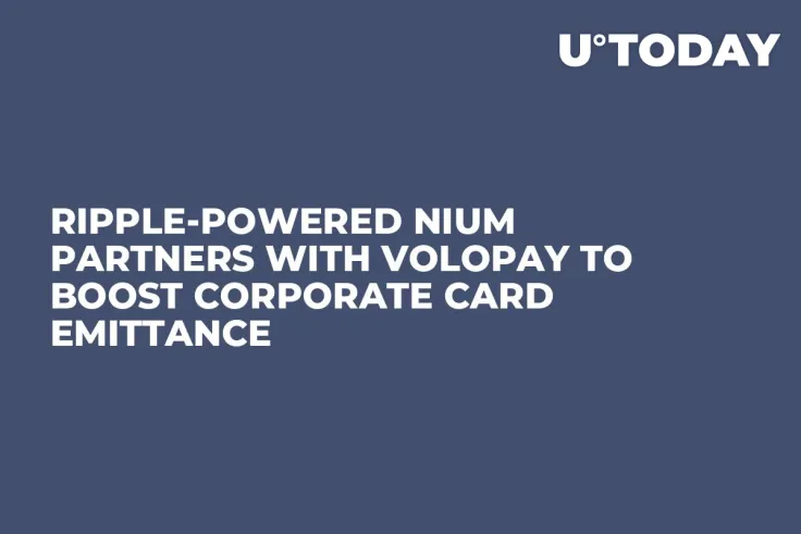 Ripple-Powered Nium Partners with Volopay to Boost Corporate Card Emittance