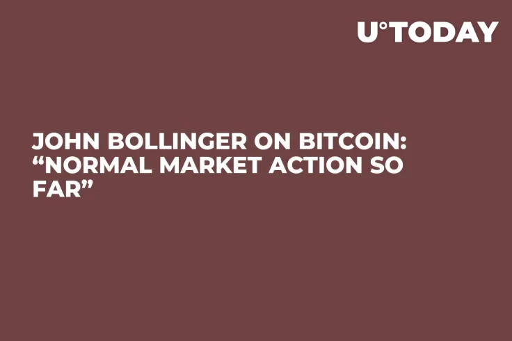 John Bollinger on Bitcoin: “Normal Market Action So Far”