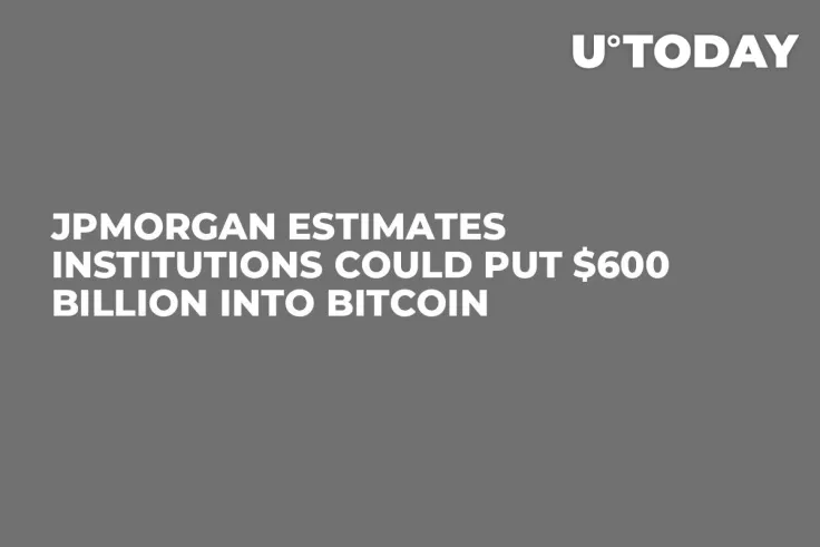 JPMorgan Estimates Institutions Could Put $600 Billion Into Bitcoin