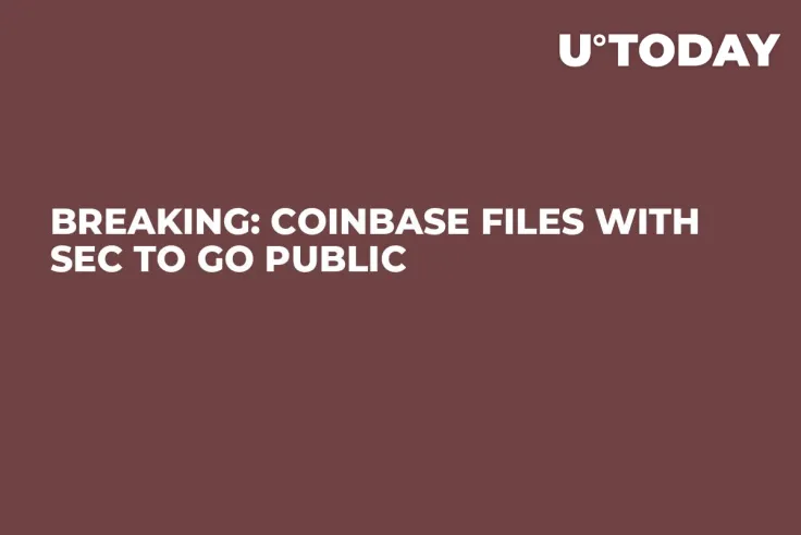 BREAKING: Coinbase Files with SEC to Go Public 