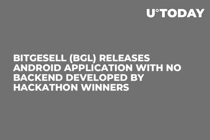 Bitgesell (BGL) Releases Android Application with No Backend Developed by Hackathon Winners