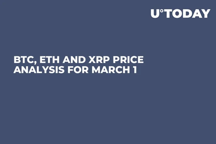 BTC, ETH and XRP Price Analysis for March 1