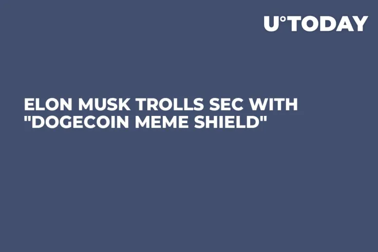 Elon Musk Trolls SEC with "Dogecoin Meme Shield" 