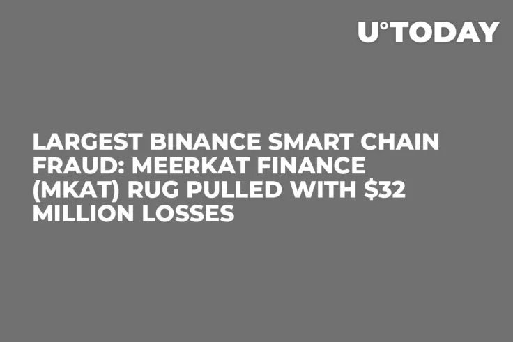 Largest Binance Smart Chain Fraud: Meerkat Finance (MKAT) Rug Pulled with $32 Million Losses