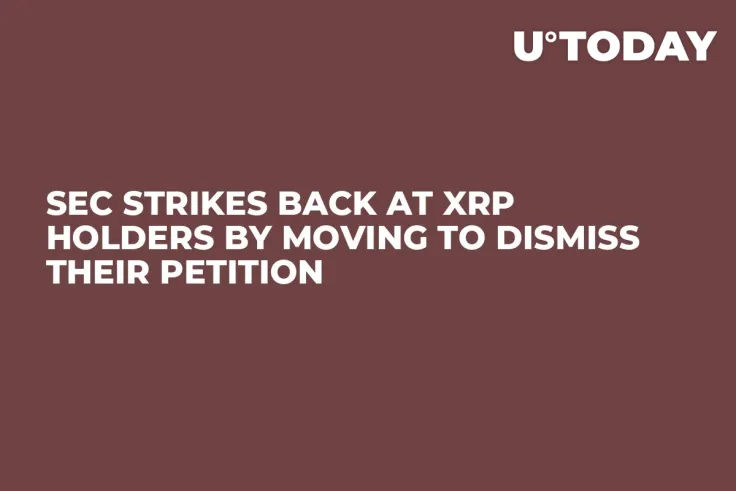 SEC Strikes Back at XRP Holders by Moving to Dismiss Their Petition  