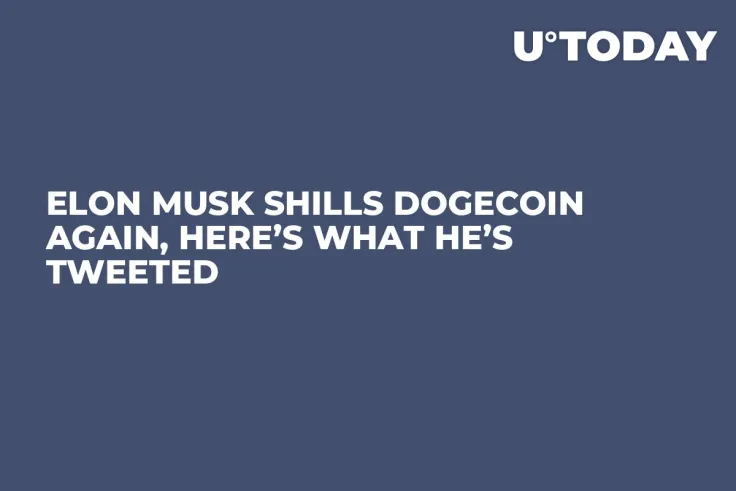 Elon Musk Shills Dogecoin Again, Here’s What He’s Tweeted 