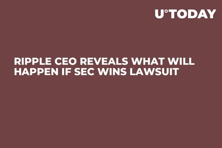 Ripple CEO Reveals What Will Happen if SEC Wins Lawsuit 