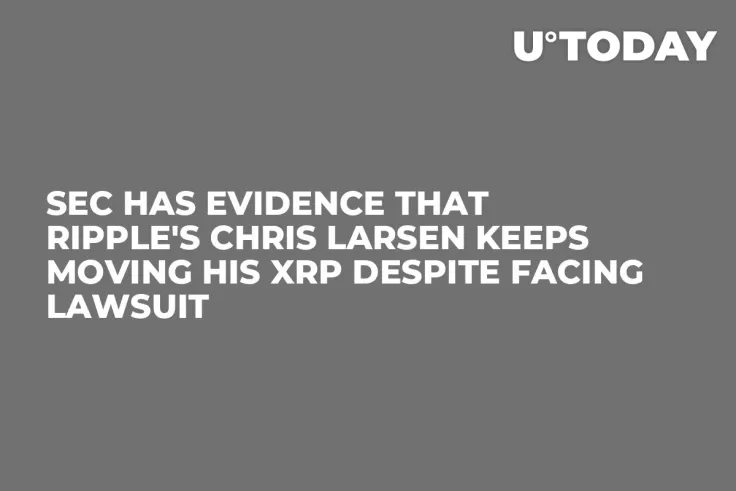 SEC Has Evidence That Ripple's Chris Larsen Keeps Moving His XRP Despite Facing Lawsuit