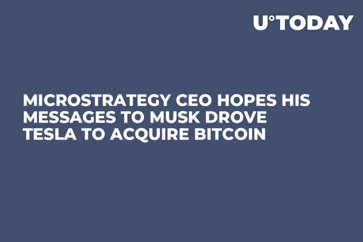 MicroStrategy CEO Hopes His Messages to Musk Drove Tesla to Acquire Bitcoin