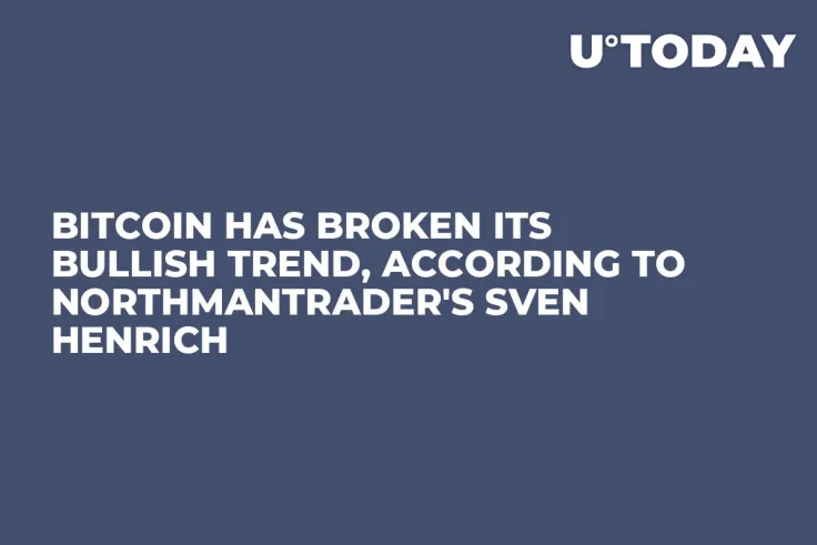 Bitcoin Has Broken Its Bullish Trend, According to NorthmanTrader's Sven Henrich