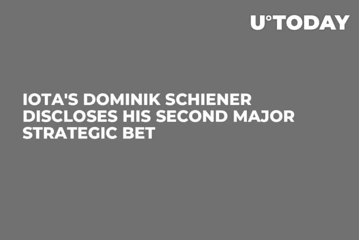 IOTA's Dominik Schiener Discloses His Second Major Strategic Bet
