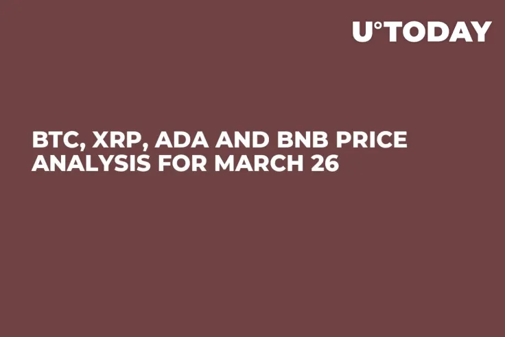 BTC, XRP, ADA and BNB Price Analysis for March 26