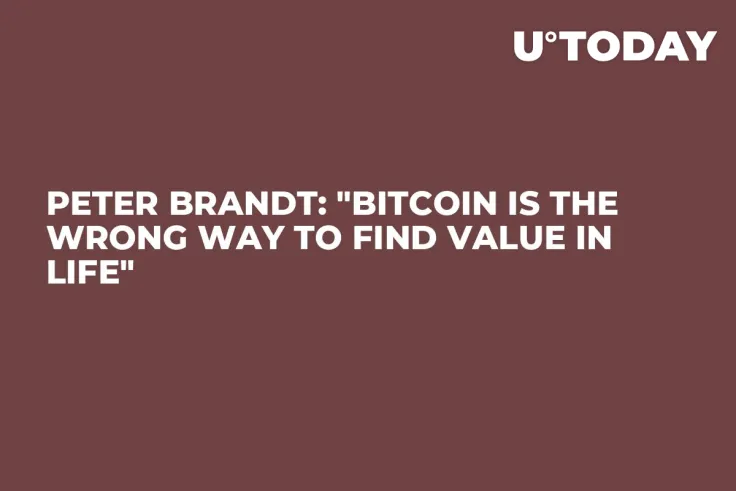 Peter Brandt: "Bitcoin Is the Wrong Way to Find Value in Life"
