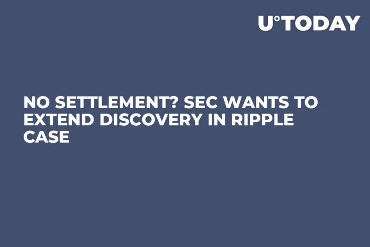 No Settlement? SEC Wants to Extend Discovery in Ripple Case 