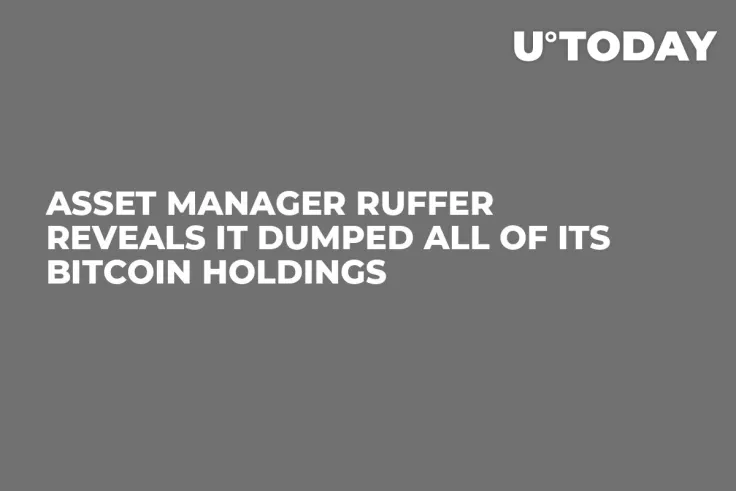 Asset Manager Ruffer Reveals It Dumped All of Its Bitcoin Holdings