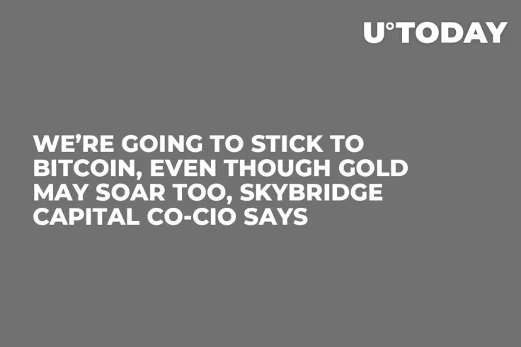 We’re Going to Stick to Bitcoin, Even Though Gold May Soar Too, SkyBridge Capital Co-CIO Says