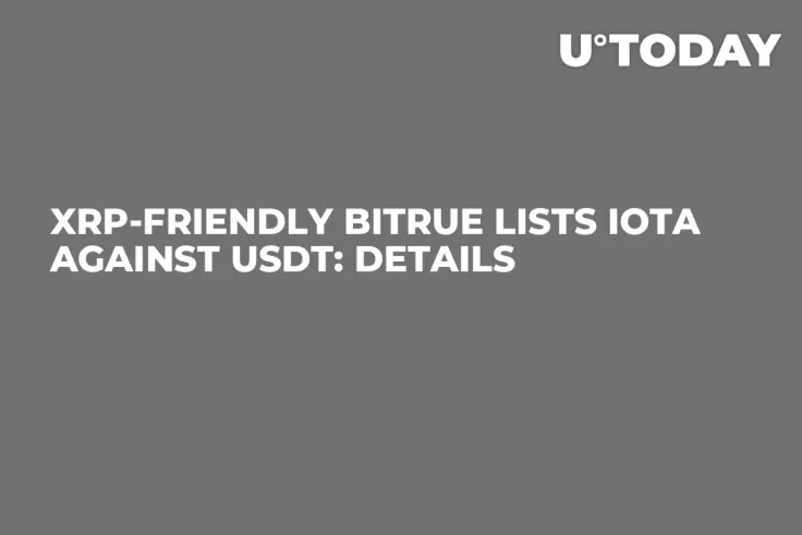 XRP-Friendly Bitrue Lists IOTA Against USDT: Details