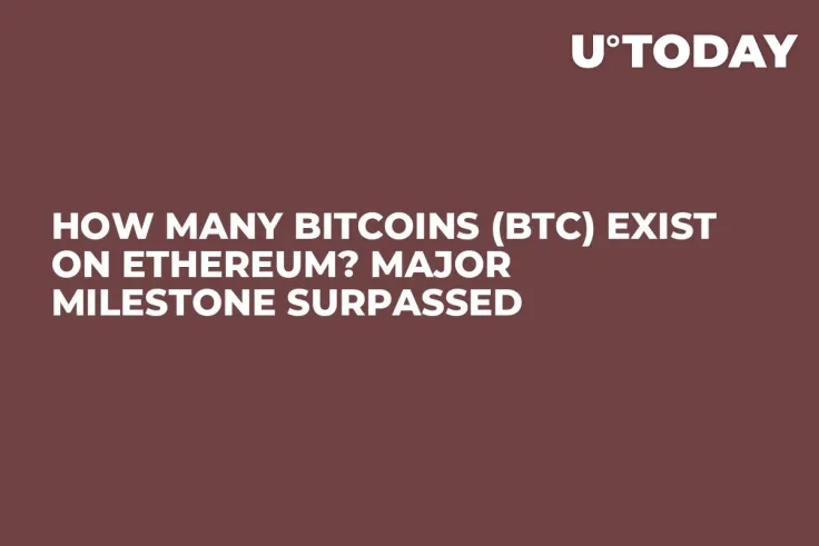 How Many Bitcoins (BTC) Exist on Ethereum? Major Milestone Surpassed