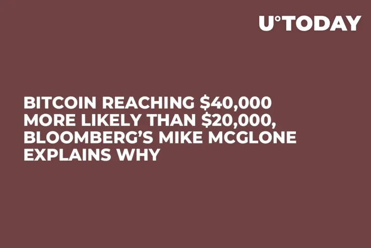 Bitcoin Reaching $40,000 More Likely Than $20,000, Bloomberg’s Mike McGlone Explains Why