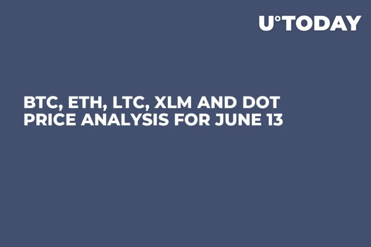 BTC, ETH, LTC, XLM and DOT Price Analysis for June 13