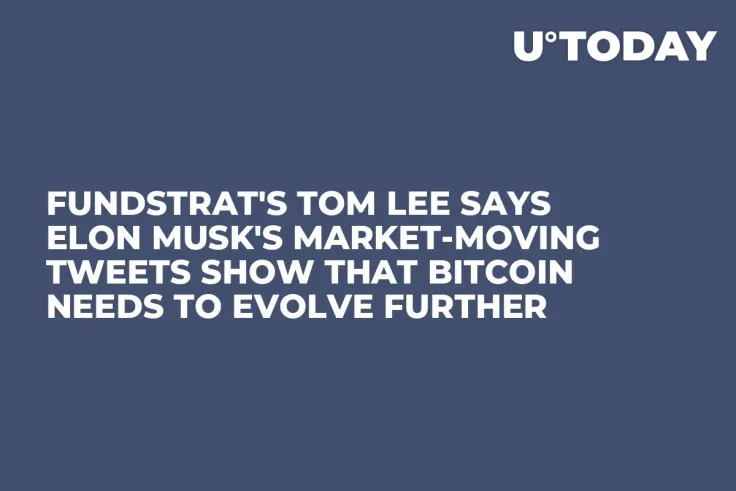 Fundstrat's Tom Lee Says Elon Musk's Market-Moving Tweets Show That Bitcoin Needs to Evolve Further