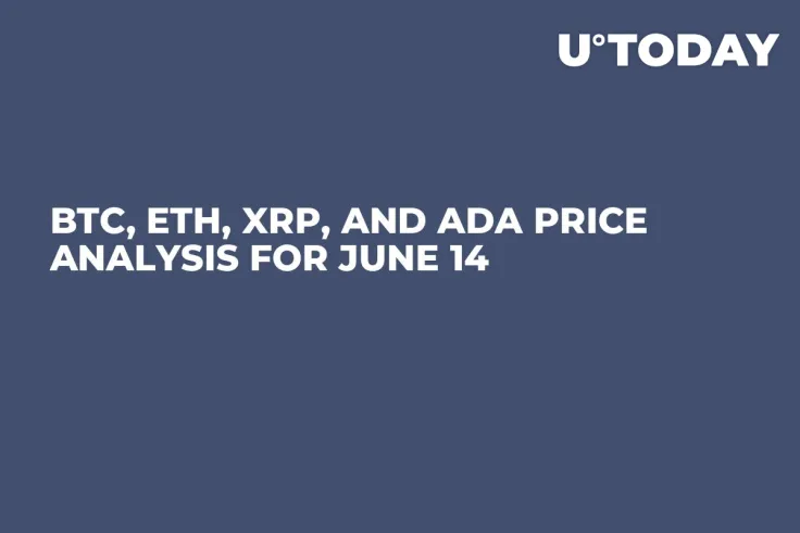 BTC, ETH, XRP, and ADA Price Analysis for June 14