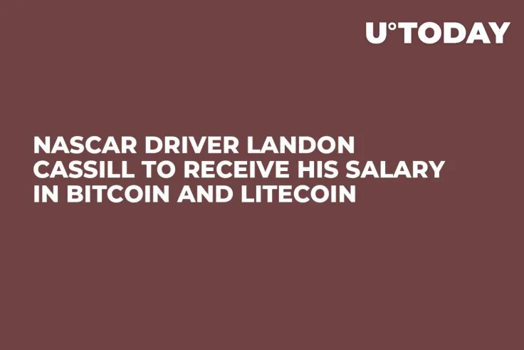 NASCAR Driver Landon Cassill to Receive His Salary in Bitcoin and Litecoin