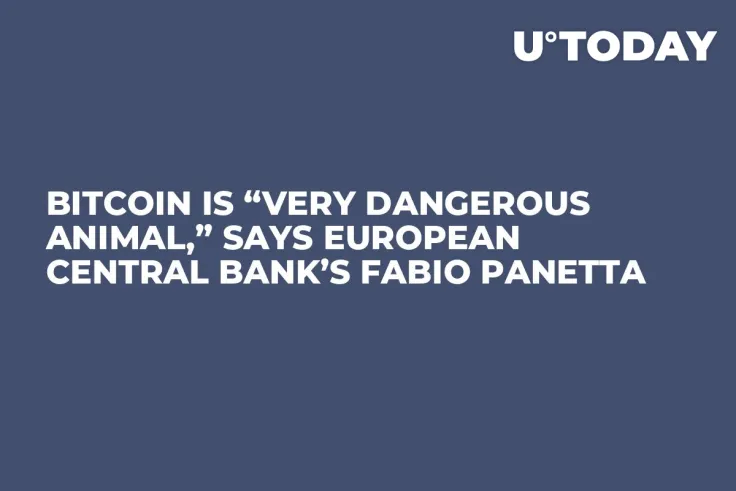 Bitcoin Is “Very Dangerous Animal,” Says European Central Bank’s Fabio Panetta