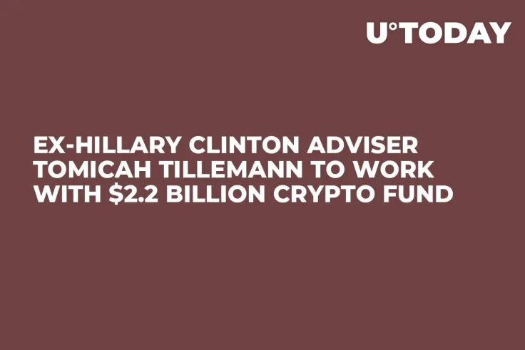 Ex-Hillary Clinton Adviser Tomicah Tillemann to Work with $2.2 Billion Crypto Fund