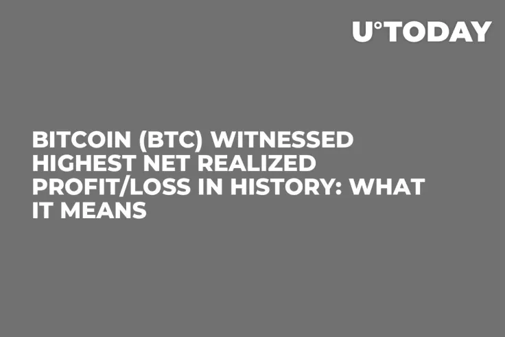 Bitcoin (BTC) Witnessed Highest Net Realized Profit/Loss in History: What it Means
