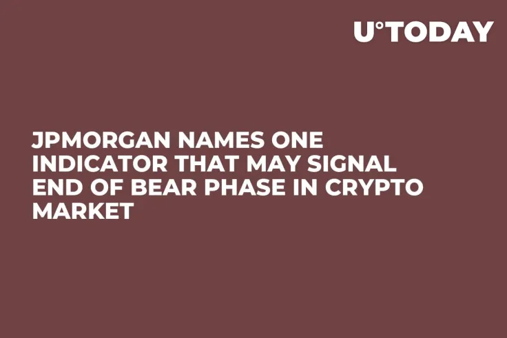 JPMorgan Names One Indicator That May Signal End of Bear Phase in Crypto Market 