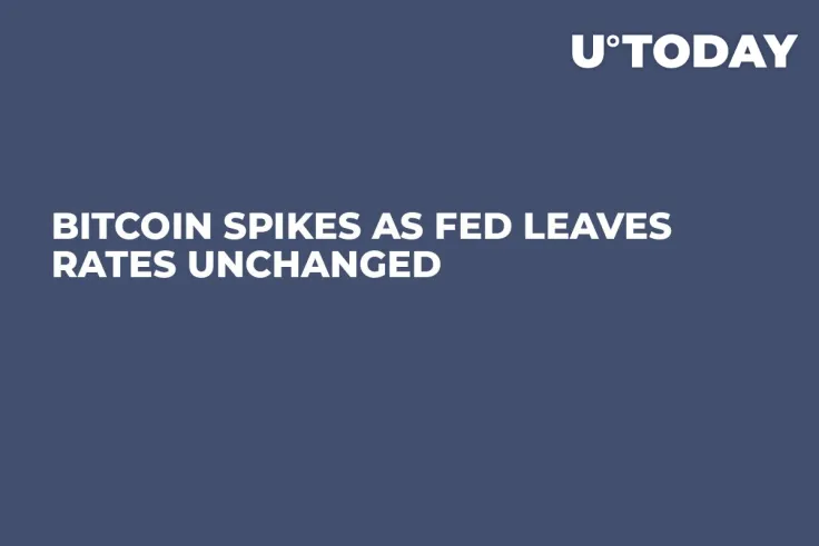 Bitcoin Spikes as Fed Leaves Rates Unchanged 