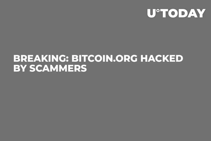 BREAKING: Bitcoin.org Hacked by Scammers
