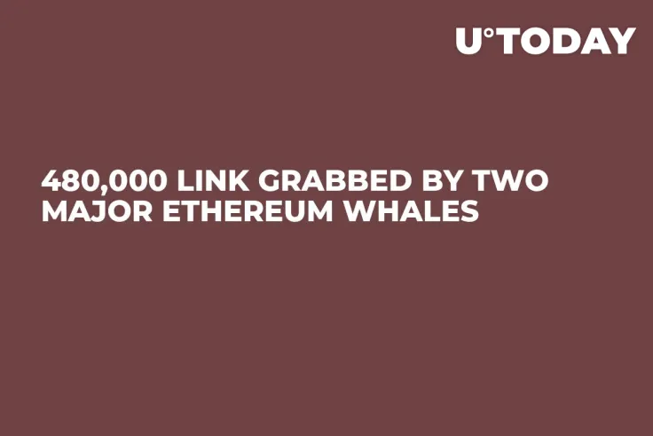 480,000 LINK Grabbed by Two Major Ethereum Whales
