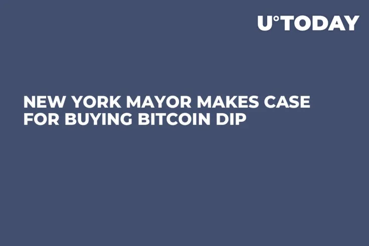 New York Mayor Makes Case for Buying Bitcoin Dip