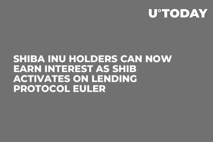 Shiba Inu Holders Can Now Earn Interest as SHIB Activates on Lending Protocol Euler