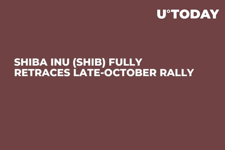 Shiba Inu (SHIB) Fully Retraces Late-October Rally